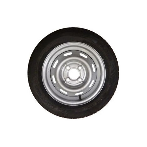 Maxter – Roue de remorque 155/80 R13 – Charge 437 kg – Entraînement 4TR100 – Montage facile avec entraxe 100 mm
