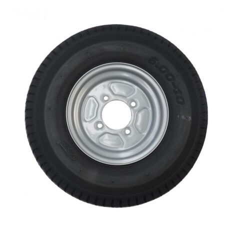 Maxter – Roue de remorque 500x10 – Entraxe 115 mm – Charge 355 kg – Vitesse 140 km/h – Déport 0 mm – Diamètre goujons 12 mm