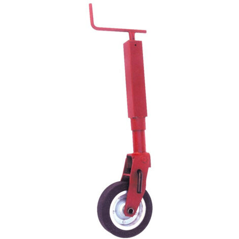 Maxter – Roue jockey 1000kg avec blocage par goupille – Tube carré 70 mm – Capacité de charge 1000 kg – Usage intensif pour remorques lourdes