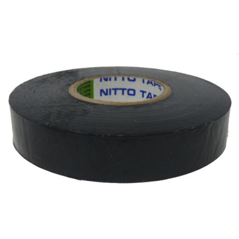 Maxter – Ruban adhésif isolant noir 15mm – Longueur 33m – Adhérence fiable pour isolation et protection – Pour espaces confinés