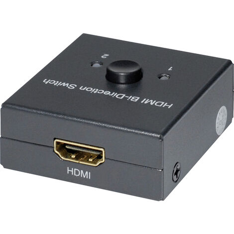 Maxtrack CS 32 L  HDMI-Switch bidirektional verwendbar 3840 x 2160 Pixel Schwarz