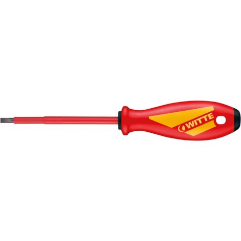 MAXX VDE Isolierter Schlitzschraubendreher (25x75)  WITTE 53701
