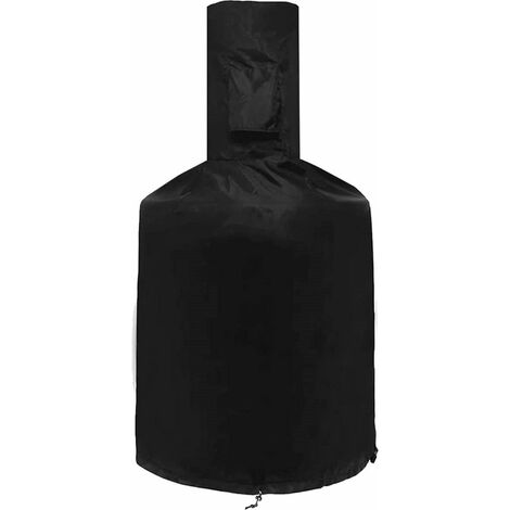 MaxxGarden Abdeckung für Gartenkamin Fenix - Feuerstellenabdeckung - Gartenkaminabdeckung - Schwarz