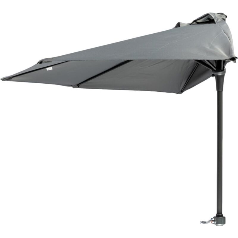 Maxxgarden - Parasol de balcon demi-rond Ø250 cm - Parasol de balcon - Garde-corps de balcon parasol - Demi parasol pour balcon - Balcon parapluie