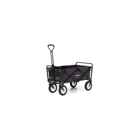 MaxxGarden Carrello da Giardino - Carrello da Spiaggia - Carrello a Mano - Carrello da Trasporto Fai da Te - 98x53x64 cm - Ruote Girevoli - Colore Antracite