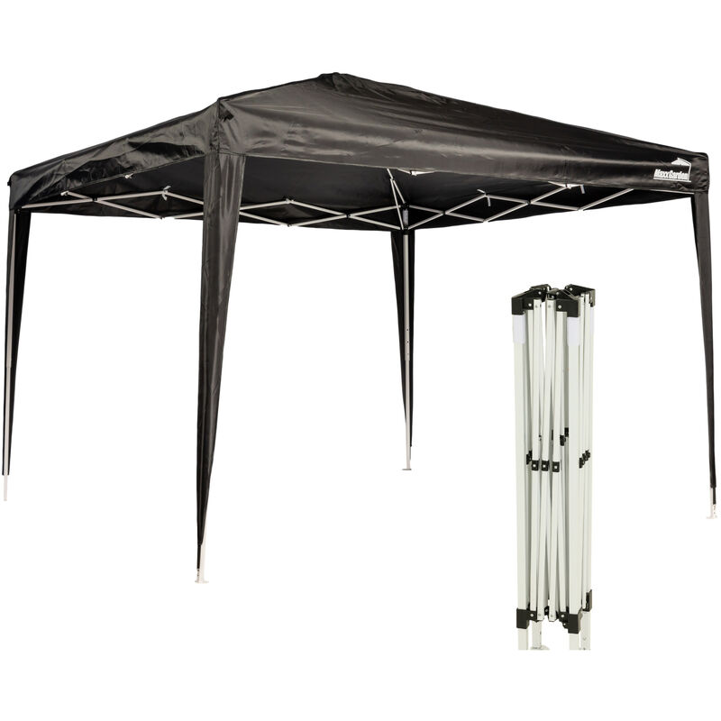 Maxxgarden - Tente de Réception 3x3 m - 9m² - Easy-up avec structure en aluminium - Tonnelle de jardin - Barnum - Pliable - Protection uv 50+ - Avec
