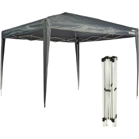 MaxxGarden Gazebo 3x3 Pieghevole Impermeabile - Pop-Up con Borsa - Protezione UV 50+ - Tenda da Giardino - Colore Verde