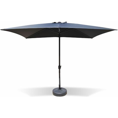 Parasol rectangulaire 2 x 3 m - Noir - MaxxGarden