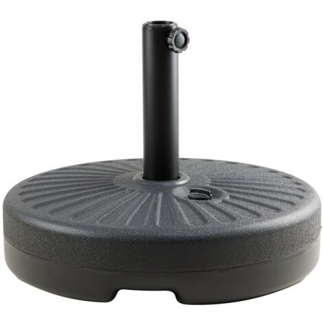 MaxxGarden Pie de sombrilla - plástico - se Puede llenar hasta 22 kg