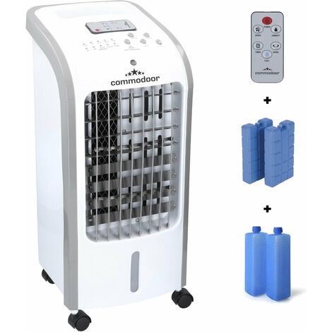 MaxxGarden Rafraîchisseur d'Air - Commodoor Premium AirCooler – avec des Sacs de refroidissement – avec Télécommande