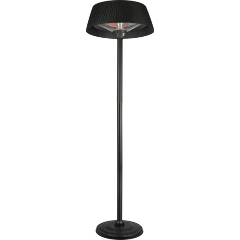 MaxxGarden Riscaldatore da Terrazza, Radiatore 2000 W, Elemento in Carbonio, Facile Utilizzo, Classe di Protezione IP24, Paralume Piegato 65 x 220 cm