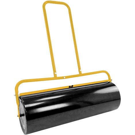 Rouleau à Gazon Manuel En Métal 57 Cm - Diamètre 32 Cm, Capacité 46 Litres - Remplissable Eau/sable - Pour Tasser Semis Et Terre - 7