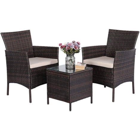 MaxxGarden Salon De Jardin - Fauteuil Balcon Exterieur Petit Espace - Salon Balcon
