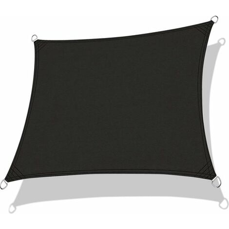 MaxxGarden Voile d'ombrage rectangulaire 5x5 m - Anthracite - Anthracite