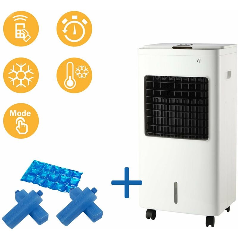 Maxxhome - Rafraîchisseur d'air 3 en 1 Coolstar Air Cooler 8L Ventilateur connecté 486m³/h 75W Blanc - white