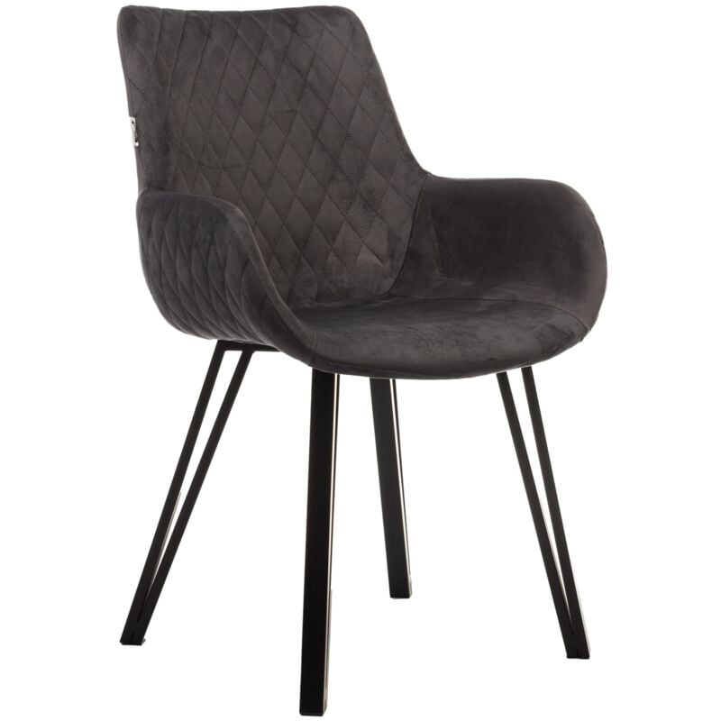 Chaise de Salle à Manger - Chaise de Cuisine Moderne - Chaise Confortable - Lot de 2 - Gris Clair - Maxxhome