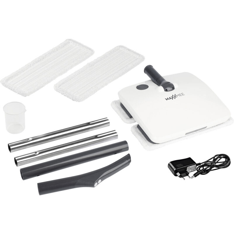 Maxxmee 00469 Akku-Vibrationsmopp Bodenwischer Weiß, Grau 1 St.