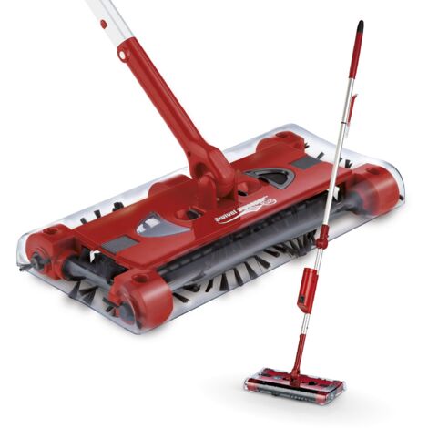 MAXXMEE Swivel Sweeper Scopa a Batteria con Funzione mop - Senza Filo, Senza Sacco e Ricaricabile - Scopa per Pavimenti con snodo per la Schiena e Rotazione a 360° - Pulizia Senza Fatica