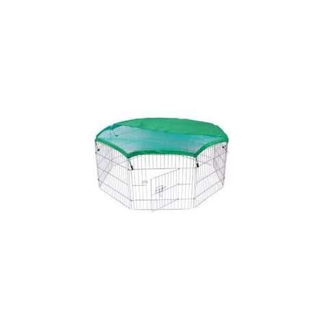 MaxxPet Enclos pour lapins avec couverture - 8 pièces - 80x75 cm - Clapier pour lapins - Cage pour lapins - Cage pour rongeurs
