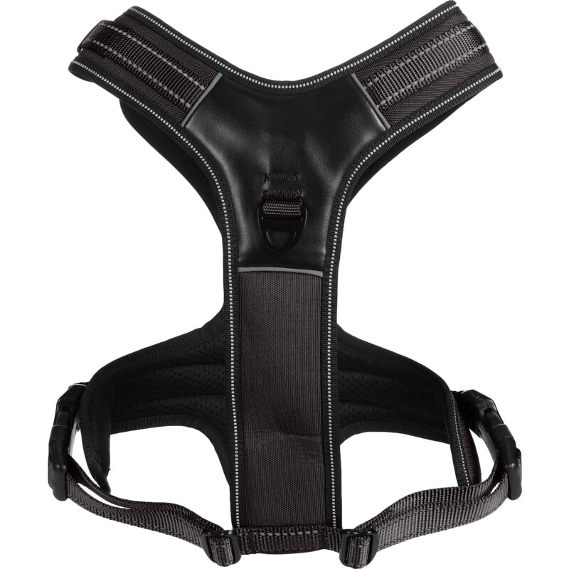 Harnais pour chat - Harnais pour chien - 63-80 cm - Taille m - Noir - Maxxpet