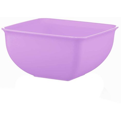 Maya Professional Tools 031260 M Ciotola quadrato Mini, 0.5 litri, Viola
