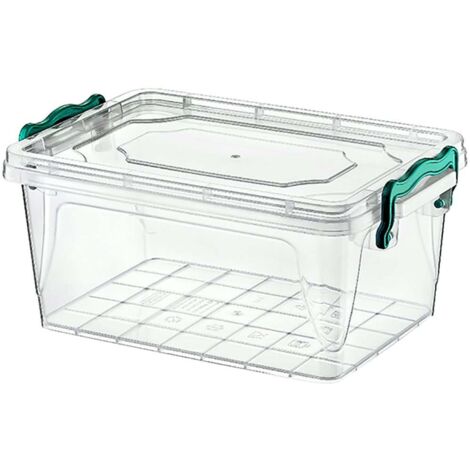 Maya Professional Tools 21100 Multibox Rettangolare, 3 litri, Trasparente/Grigio
