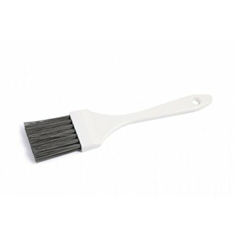 Maya Professional Tools 782050 pennello bianca DETECTABLE manico corto por di metalli, 215 x 50 mm, 10 pezzi, bianco