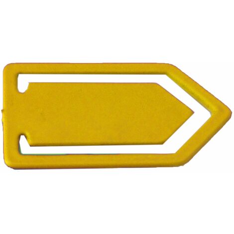 Maya Professional Tools wclip02 – 4 clip Metal DETECTABLE por di metalli, grande, 10 pezzi, giallo