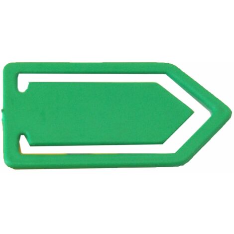 Maya Professional Tools wclip02 – 5 clip Metal DETECTABLE por di metalli, grande, 10 pezzi, verde