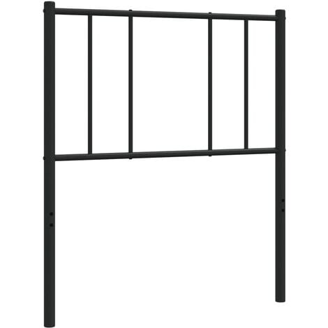 BERKFIELD HOME Mayfair Metal Headboard Black 75 cm
