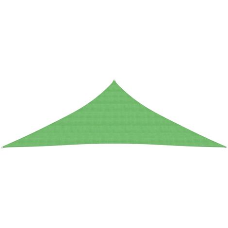 BERKFIELD HOME Mayfair Sunshade Sail 160 g/mÂ² Light Green 3x3x4.2 m HDPE