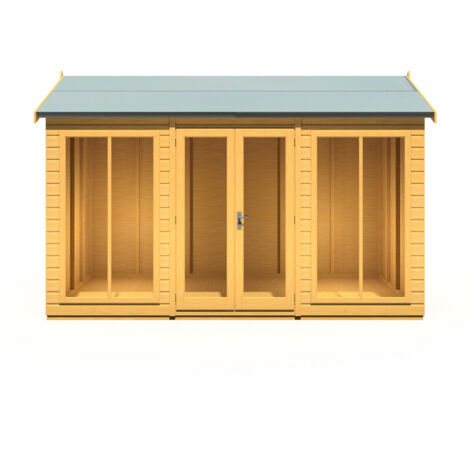 Mayfield 12 x 6 Summerhouse - Wood - L179 x W357 x H240.9 cm