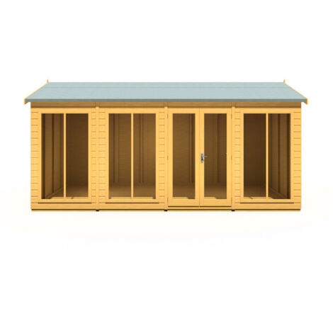 Mayfield 16 x 8 Summerhouse - Wood - L239 x W476 x H229 cm