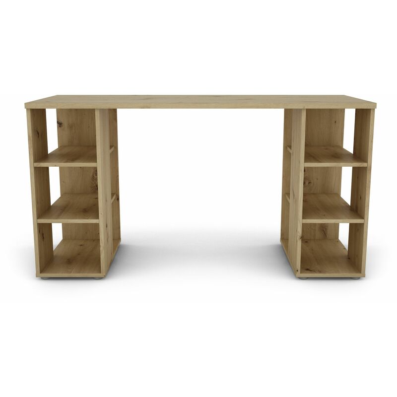 Artisan Mayflower Desk with shelves, W138xD55xH74 cm - Artisan