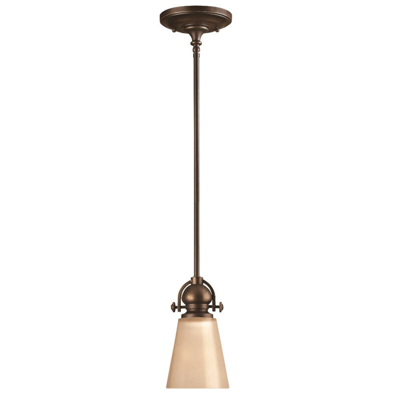 Elstead - Mayflower - 1 Light Dome Decke Mini Anhänger Olde Bronze, E27