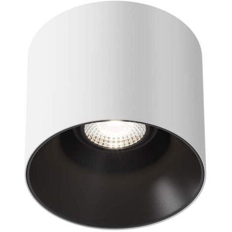 Maytoni Alfa LED Downlight monté en surface Blanc, Noir, 2130lm, 4000K