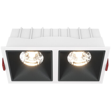 Maytoni Alfa LED faretto incasso rettangolare bianco