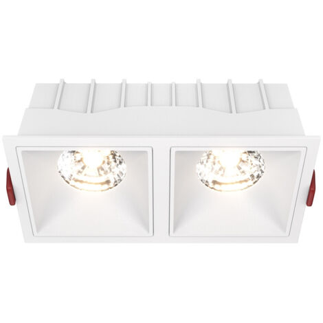 Maytoni Alfa spot encastré double LED 30W 3000K blanc