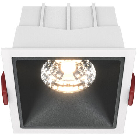 Maytoni Alfa spot encastré LED carré 15W 3000K blanc