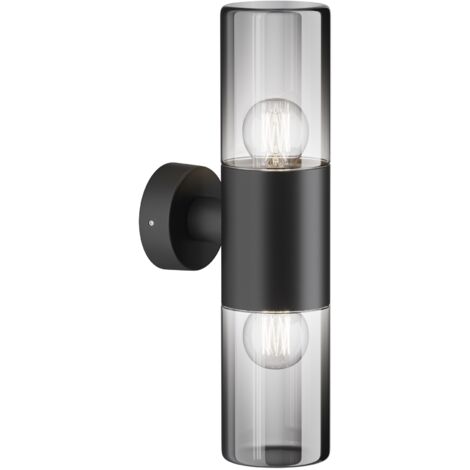 Maytoni Amas Applique murale d'extérieur Graphite IP54 2xE27