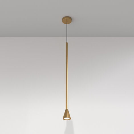 Maytoni Arrow Plafonnier Slim Suspension Doré GU10