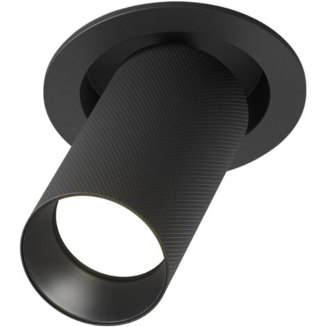 Maytoni Artisan Spot encastré réglable noir 1xGU10