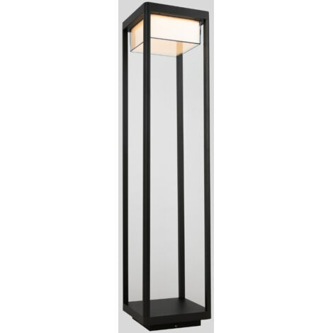 Maytoni Baker Street Outdoor Baker Street Integrierte schwarze LED-Poller-Landschaftsleuchte IP65