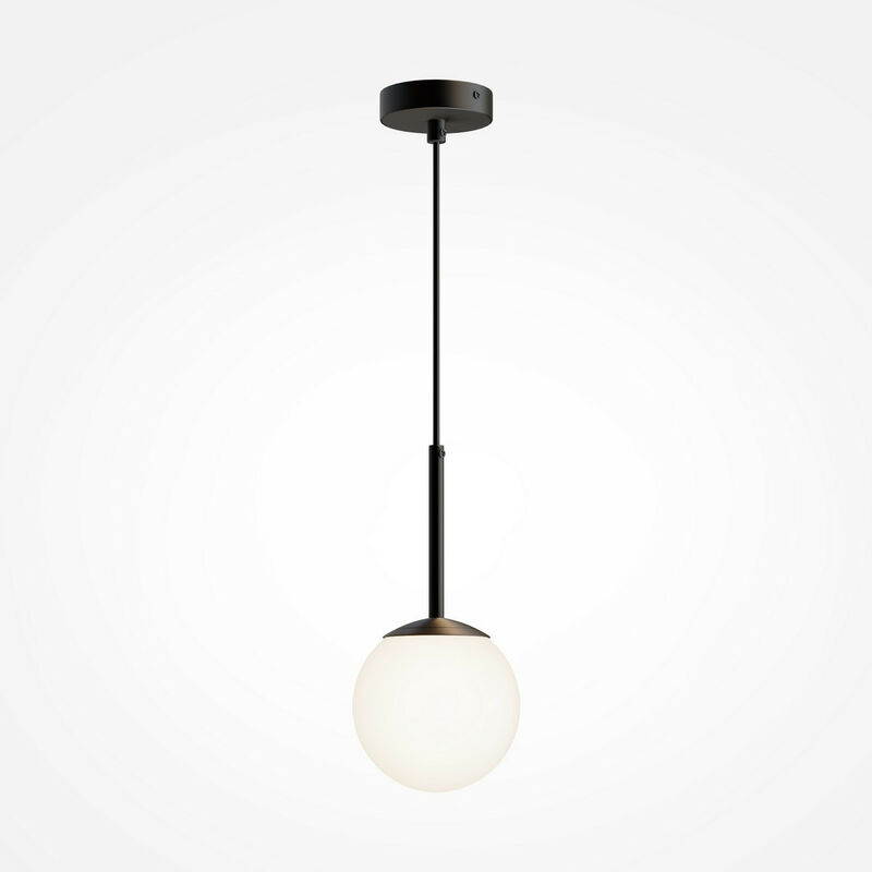 Basic form Basic Form 15cm Plafonnier Globe Moderne Noir Mat E14 - Maytoni
