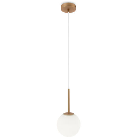 Maytoni Basic form Maytoni Basic Form Lampada da soffitto a sospensione moderna a globo piccola oro E14
