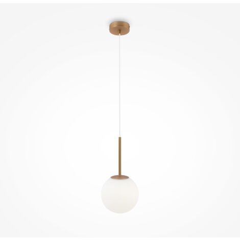 Maytoni Basic form Maytoni Basic Form Medium Modern Globe Suspension Plafonnier Doré E14