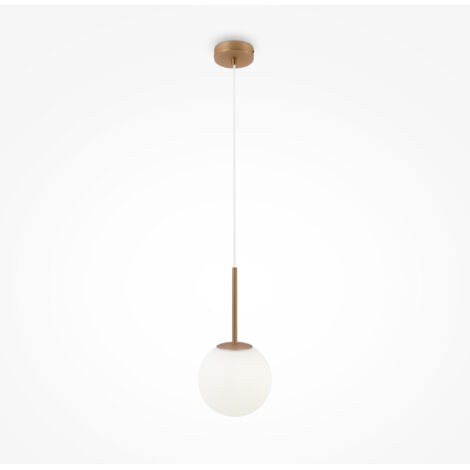 Maytoni Basic form Maytoni Basic Form Plafoniera a sospensione moderna a globo media oro E14
