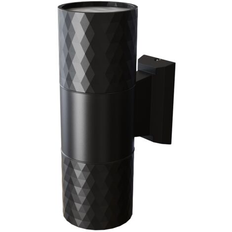 Maytoni Bowery Lampada da parete per esterni Up Down nera IP54 2xGU10