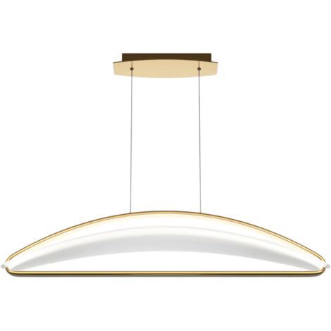 Maytoni Breeze Lampada a sospensione moderna da soffitto in ottone 3000K 2040lm con paralume in acrilico