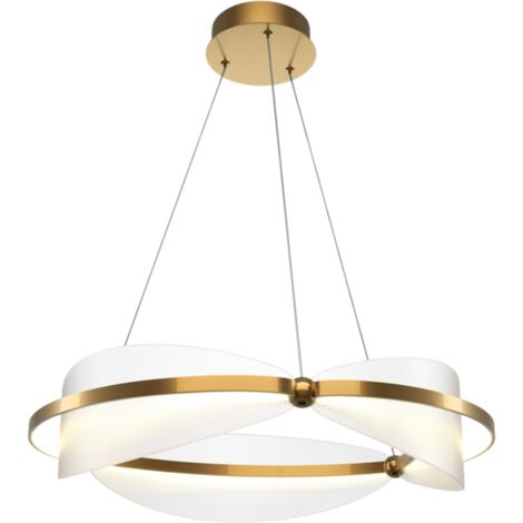 Maytoni Breeze Lampada a sospensione moderna in ottone 3000K 2700lm con paralume in acrilico
